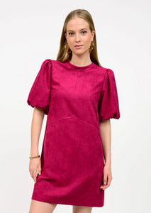 Uncle Frank/Ivy Jane Pouf Sleeve Suede Dress