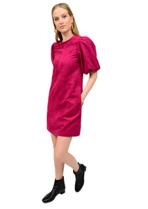 Uncle Frank/Ivy Jane Pouf Sleeve Suede Dress