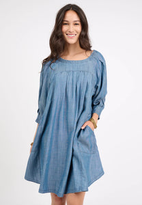 Ivy Jane/ Uncle Frank Denim Multi Panel Dress